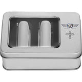 FIGURATI DESIGNS 3550-0347 FD41-DC-2545-SS Docking Covers cross - long - silver