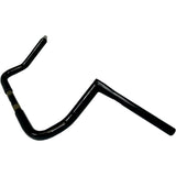 LA Choppers 1-1/4" Twin Peaks Touring Handlebar 10" Black - LA-7361-10B For Harley Touring 1996-2022
