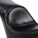 LePera Maverick Seat Without Backrest Smooth Black FL FX - LY-910S For Harley Softail 2018-2023