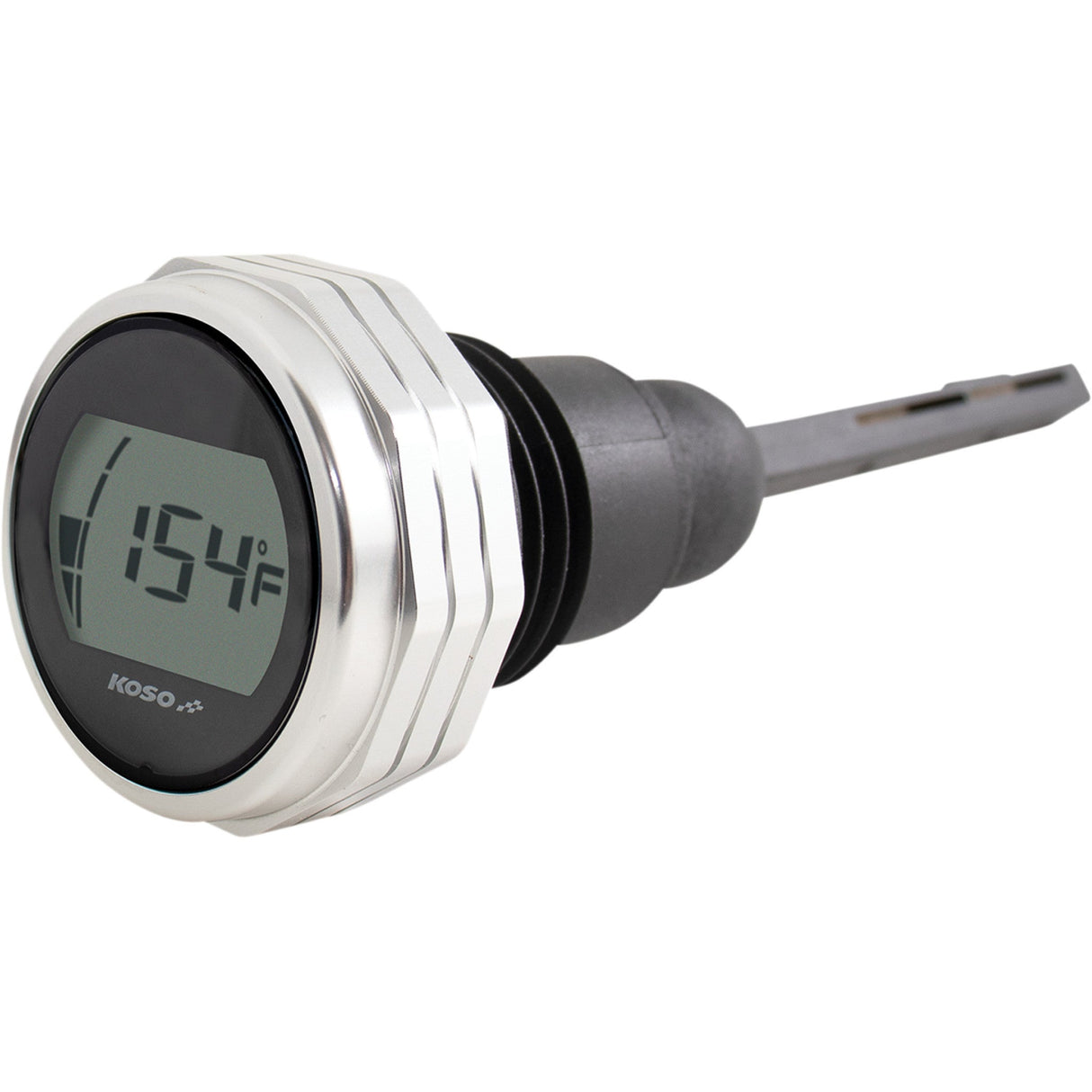 Koso North America Oil Dipstick Silver - BA053111 For Harley Touring 2017-2026