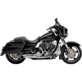 Cobra Turn Out 2-Into-1 Exhaust System Chrome - 6270-1 For Harley Touring 2009-2016