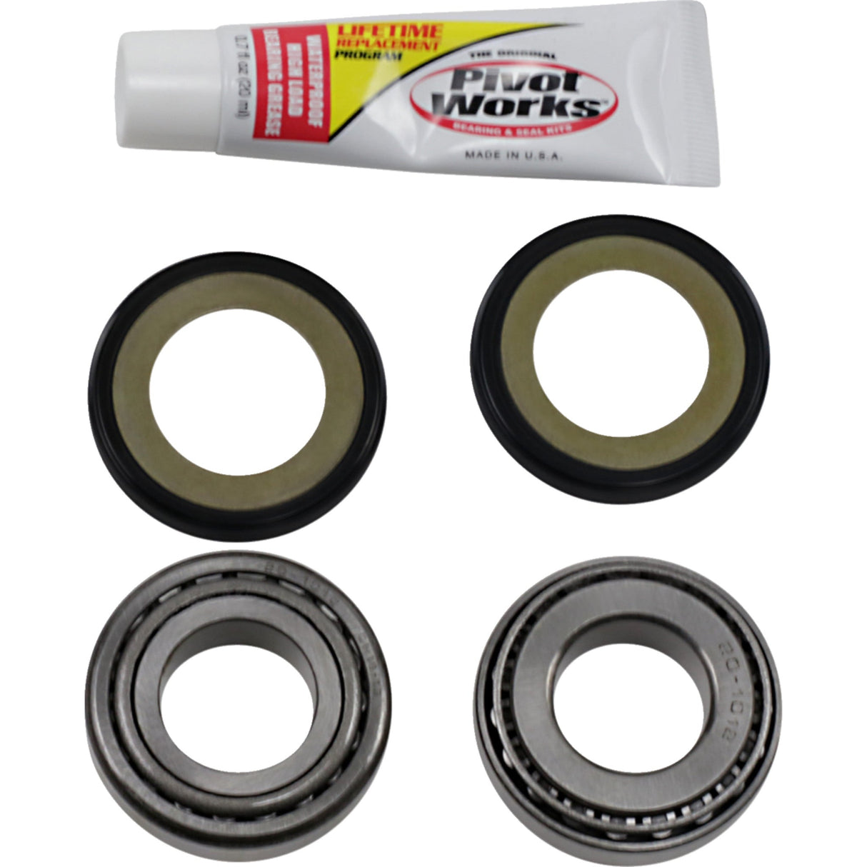 Pivot Works Steering Stem Bearing Kit - PWSSK-HD01-000 For Harley Motorcycles 1960-2026
