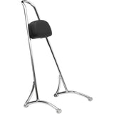 Burly Brand 20" Tall Sissy Bar Chrome - B13-1501C For Harley Sportster 2004-2022