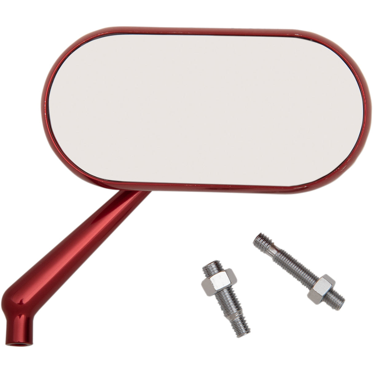 ARLEN NESS 0640-1401 13-179 Forged Oval Mirror - Side View - Oval - Red - Right