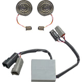 Custom Dynamics Smart LED Bullet Turn Signal Inserts Amber Red - CD-STS-BRK For Harley 2011-2017
