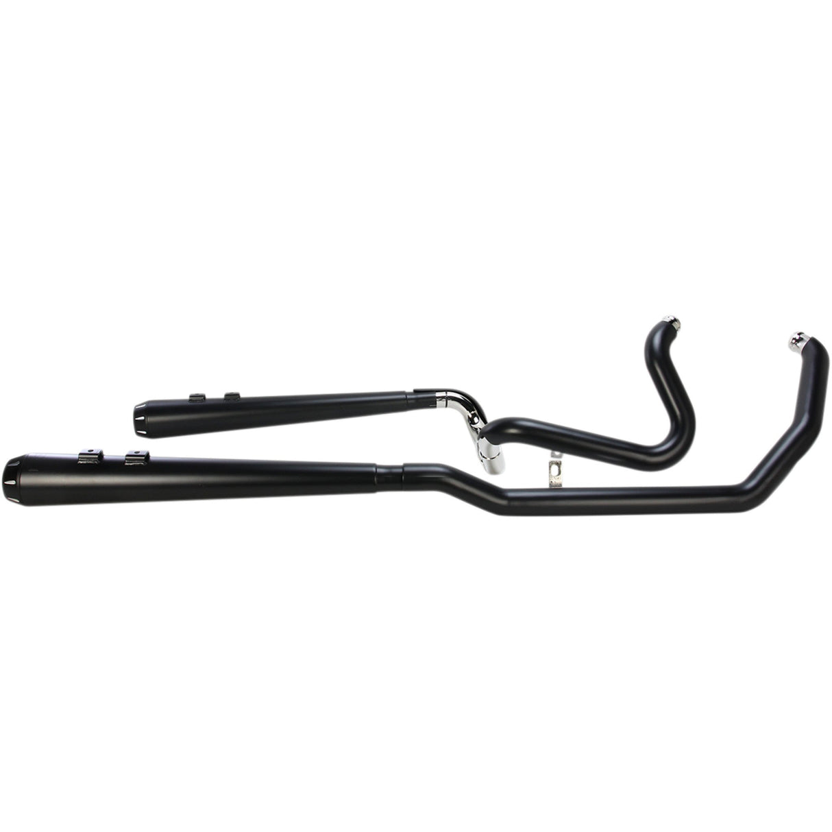 Bassani Xhaust Down Under 2-Into-2 Exhaust System - 1F66RB For Harley Touring 2009-2016