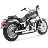 Vance & Hines Straightshots 2-Into-2 Exhaust System - 17817 For Harley Softail 1986-2011