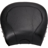 Mustang Wide Rear Seat Studded Black - 79486 For Harley Softail 2005-2015
