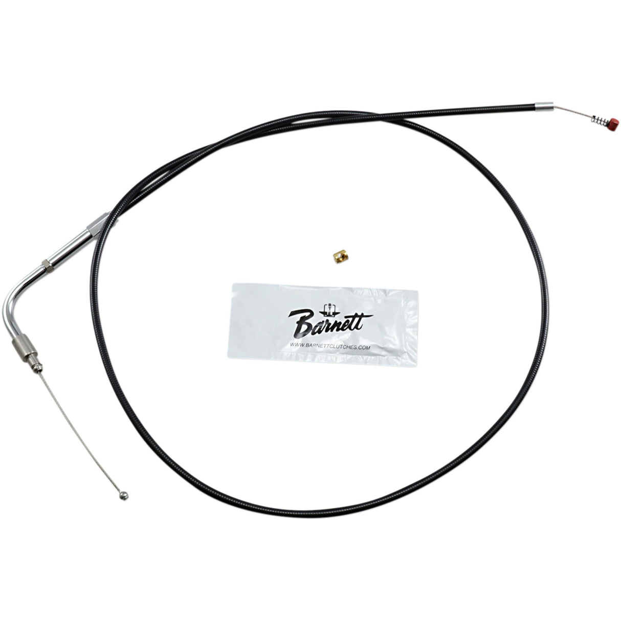 Barnett Black Vinyl Throttle Idle Cable 39" Length - 101-30-40016 For Harley Touring 2002-2006