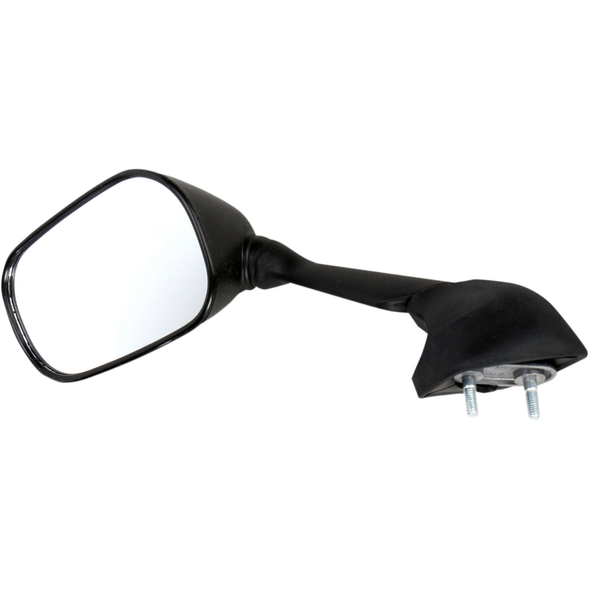 EMGO 0640-0678 20-37422 OEM-Style Replacement Mirror Mirror - Side View - Rectangle - Black - Left