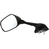 EMGO 0640-0678 20-37422 OEM-Style Replacement Mirror Mirror - Side View - Rectangle - Black - Left