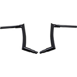 FAT Baggers INC. 1-1/2" EZ Install Pointed Top Handlebar 12" Black - 808012-B For Harley Road King Special 2018-2020