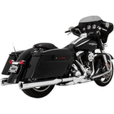 Vance & Hines Eliminator 400 Slip-On Mufflers Chrome - 16703 For Harley Touring 1995-2025