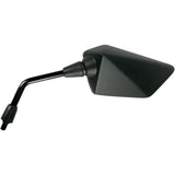 EMGO 0640-0696 20-49222 OEM-Style Replacement Mirror Mirror - Side View - Polygon - Black - Left