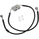DRAG SPECIALTIES Brake Line Front - Black