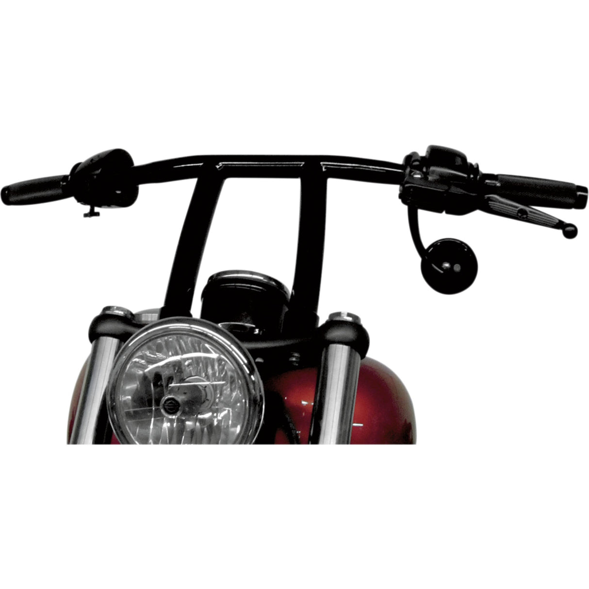 Todd's Cycle 1-1/4" Blackline Club Handlebar 9" Black For Harley Blackline 2011-2013