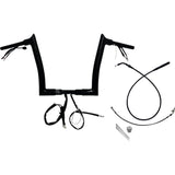 FAT Baggers INC. 1-1/2" EZ Install Pointed Top Handlebar 12" Black - 849912-B For Harley Road Glide 2023-2026