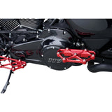 Arlen Ness Diamond Floorboards Passenger Red - 410-062 For Harley Motorcycles 1982-2026