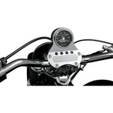 DRAG SPECIALTIES 2.4" Mini Mechanical Speedometer MPH LED Speedometer/Indicators - Chrome Housing Face 2:1