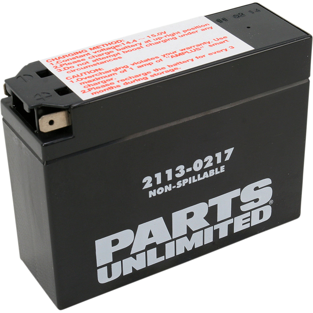 PARTS UNLIMITED 2113-0217 Factory-Activated AGM Maintenance-Free Battery AGM Battery - YT4B-BS