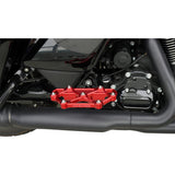 Arlen Ness Diamond Floorboards Passenger Red - 410-062 For Harley Motorcycles 1982-2026