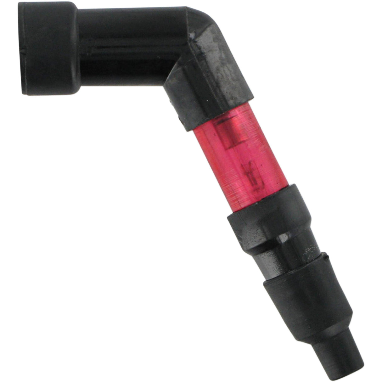 PARTS UNLIMITED DS-305012 Flashing Spark Plug Cap Spark Plug Cap - 120 Degree - Red
