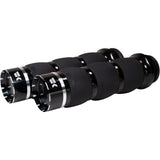 Khrome Werks Tracer Grips Air Cushion TBW Black - 500110 For Harley Motorcycles 2008-2024