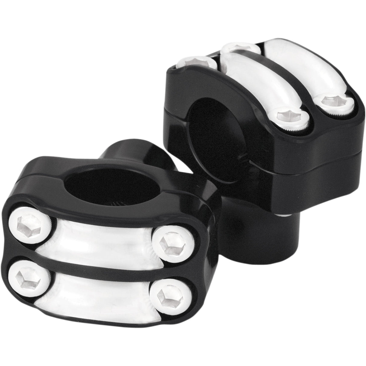 RSD 0602-0540 0208-2050-BM Nostalgia Handlebar Riser - Risers - Four-Bolt - 1-1/2" - Contrast Cut