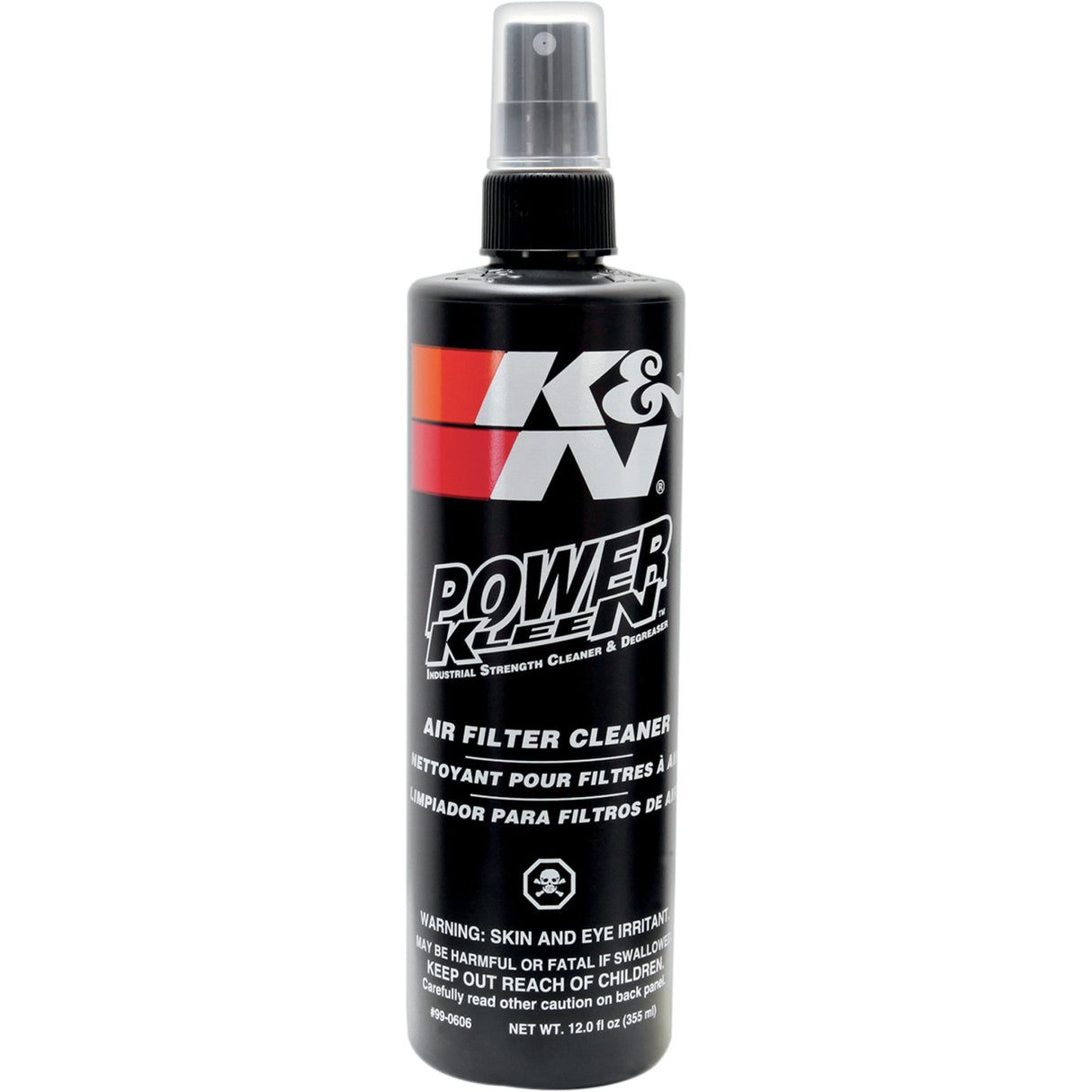 K & N 99-0606 99-0606 Power Kleen Air Filter Cleaner Air Filter Cleaner - 12 U.S. fl oz.