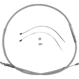 Magnum Shielding High-Efficiency Braided Sterling Chromite II® Clutch Cable 63" - 32258HE For Harley Sportster 2004-2021
