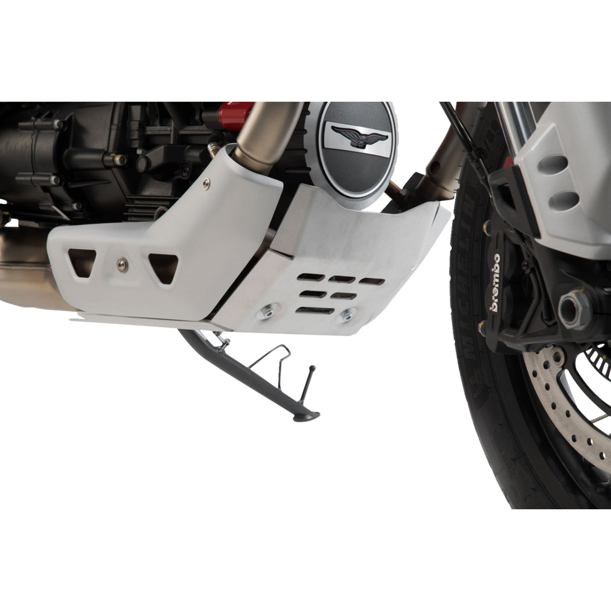 SW-MOTECH 0506-1501 MSS.17.925.10000/S Engine Guard silver - motto guzzi - v85 tt/travel
