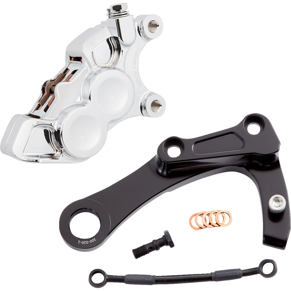 Arlen Ness Brake Caliper Rear Chrome - 02-327 For Harley Softail 2018-2024