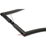 FAT Baggers INC. 1-1/4" EZ Install Pointed Top Handlebar 12" Black - 906012-B For Harley Road Glide 2015-2022