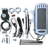 Ultracool 3.0 Side Mount Oil Cooler With Fan Kit For Sportster Side Mount Oil Cooler Kit Chrome Sportster - SMSP-2C For Harley Sportster 2004-2022
