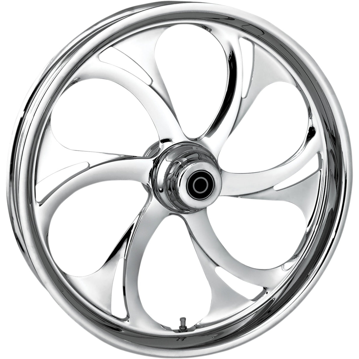 RC COMPONENTS 0201-1753 16350-9016-105C One-Piece Forged Aluminum Wheel — Recoil - Front - Single Disc/without ABS - Chrome - 16x3.5 - '00-'06 FLST