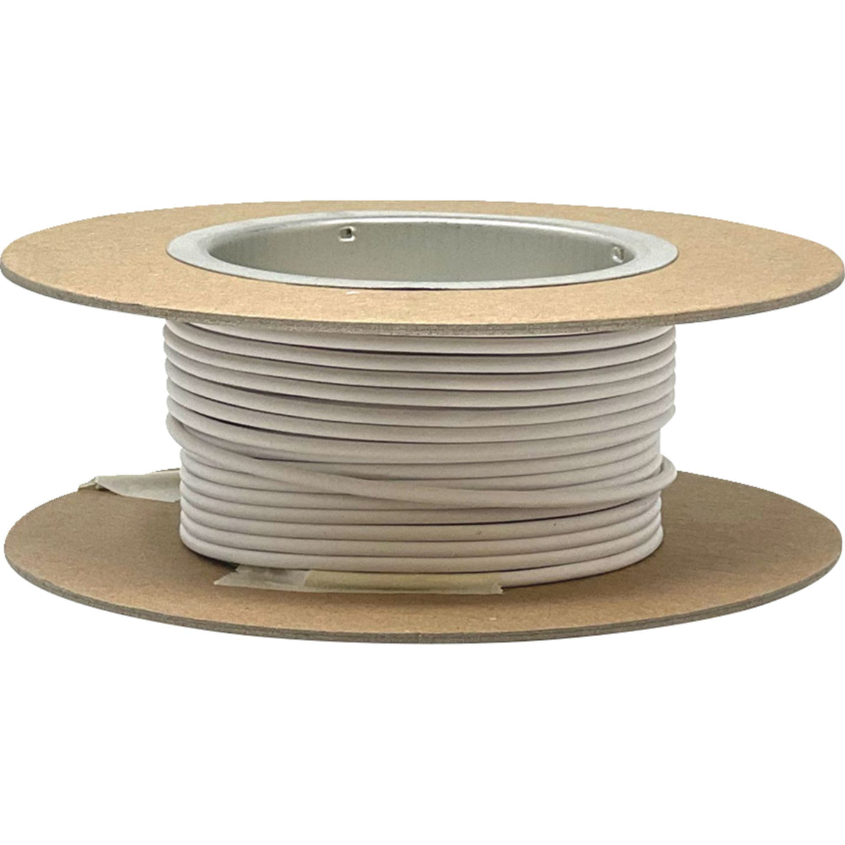 NAMZ 2120-1308 NGWR-916 Bare-Copper GXL Hook-Up Wire 25' GXL Wire Spool - 16 Gauge - White