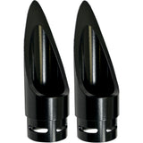 BARON 1812-0199 BA-1100-01B Family Jewel Exhaust Tip black - scalloped