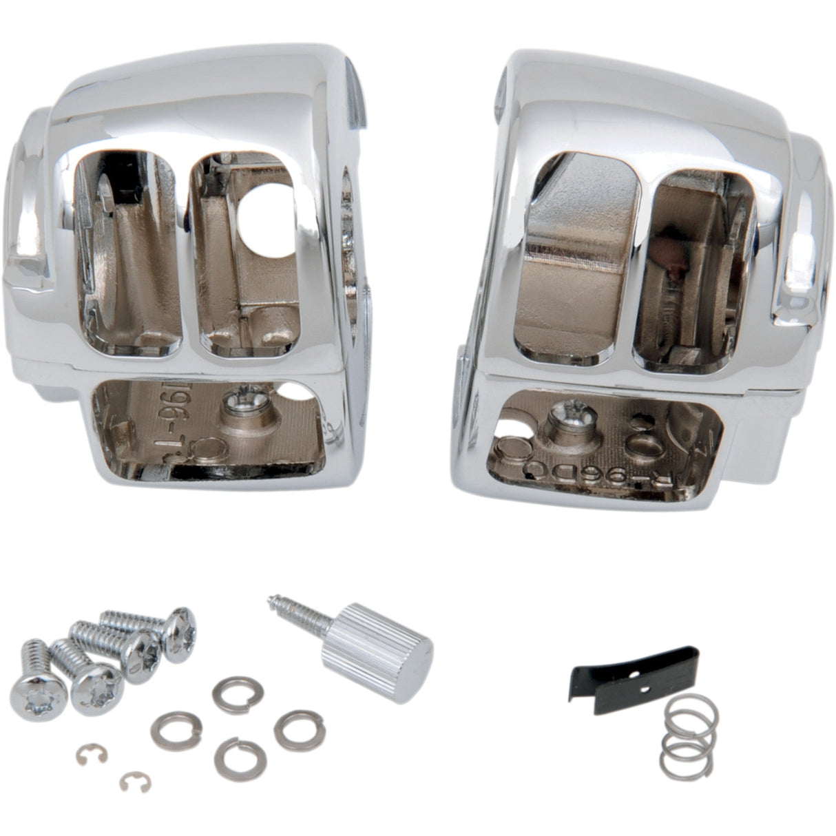 Drag Specialties Handlebar Switch Housing Kit Chrome For Harley Motorcycles 1996-2011