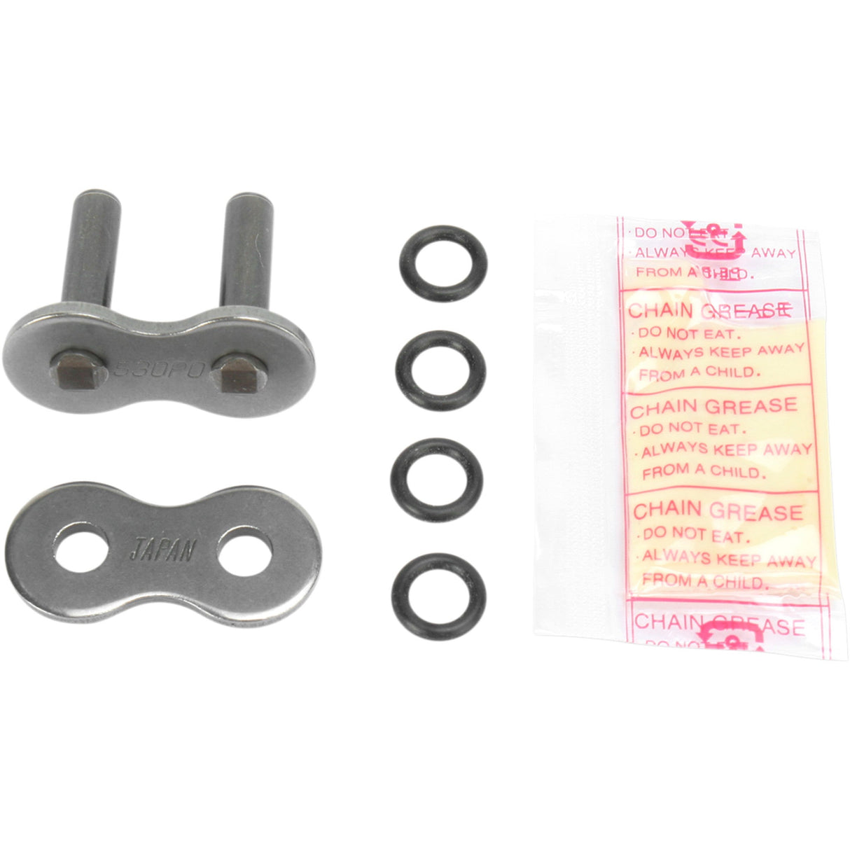 PARTS UNLIMITED 1225-0184 PO Series Rivet Connecting Link 530 O-Ring Series - Rivet Connecting Link