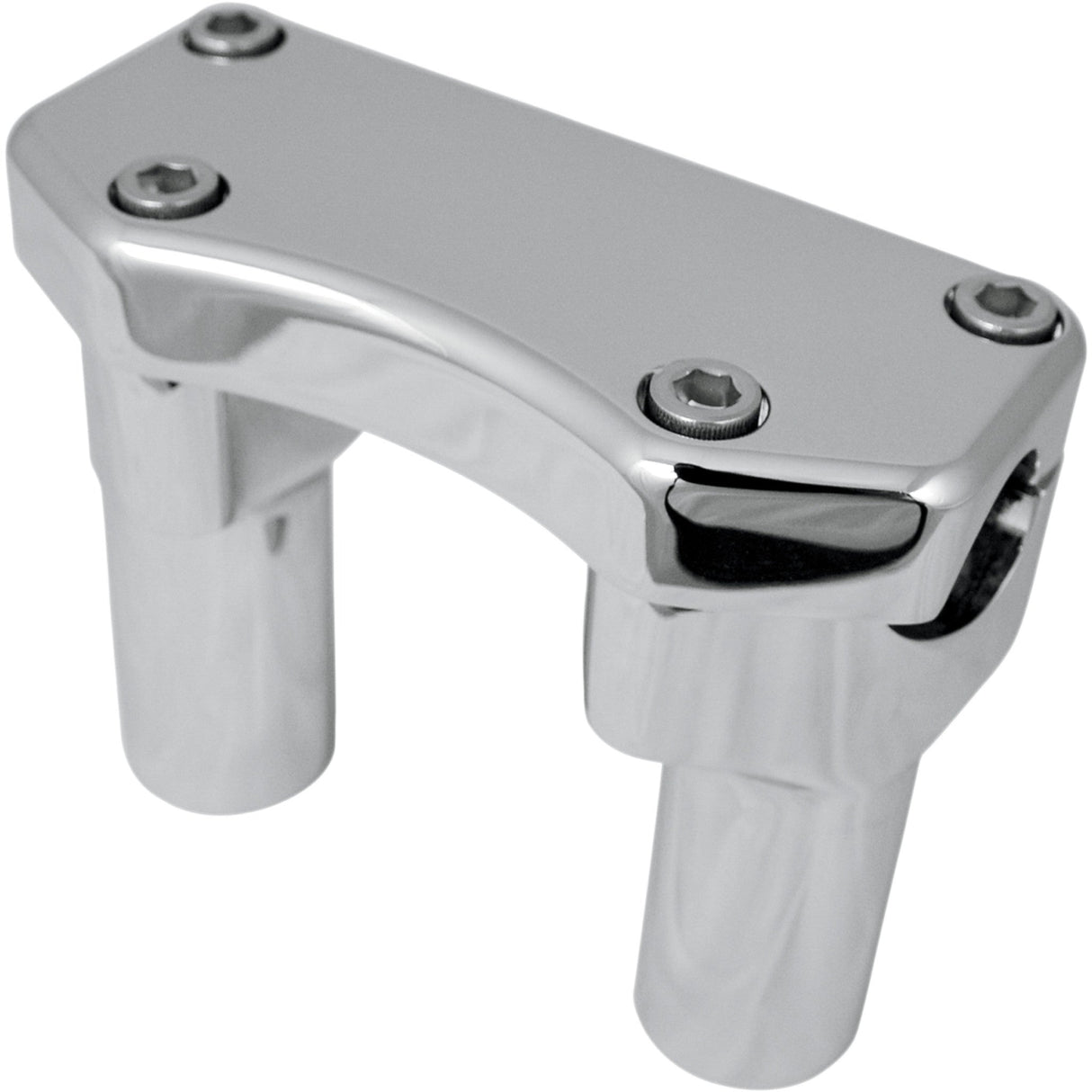 DRAG SPECIALTIES 0602-0586 Handlebar Riser & Top Clamp Kit 3" - buffalo - chrome