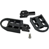 Biltwell Mushman Footpegs Step Black Electroplated - 7002-201-03 For Harley Softail 2018-2023