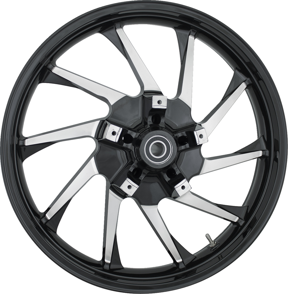 Wheel - Hurricane 3D - Front - Dual Disc/without ABS - Black - 21x3.5 - '08+ FL - 0201-2329