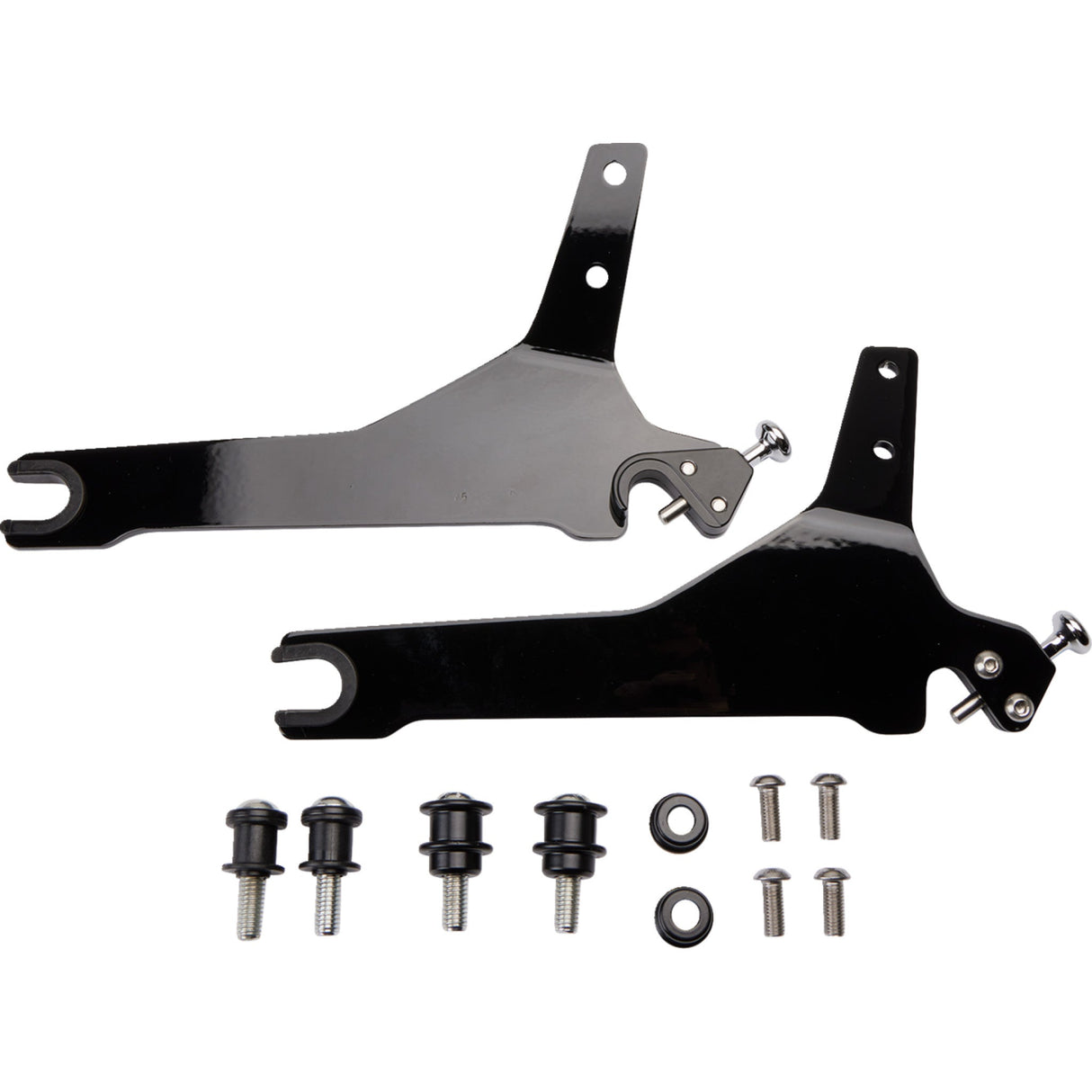 Cobra Detachable Backrest Kit 14" Black Softail - 602-2007B For Harley Softail 2018-2020