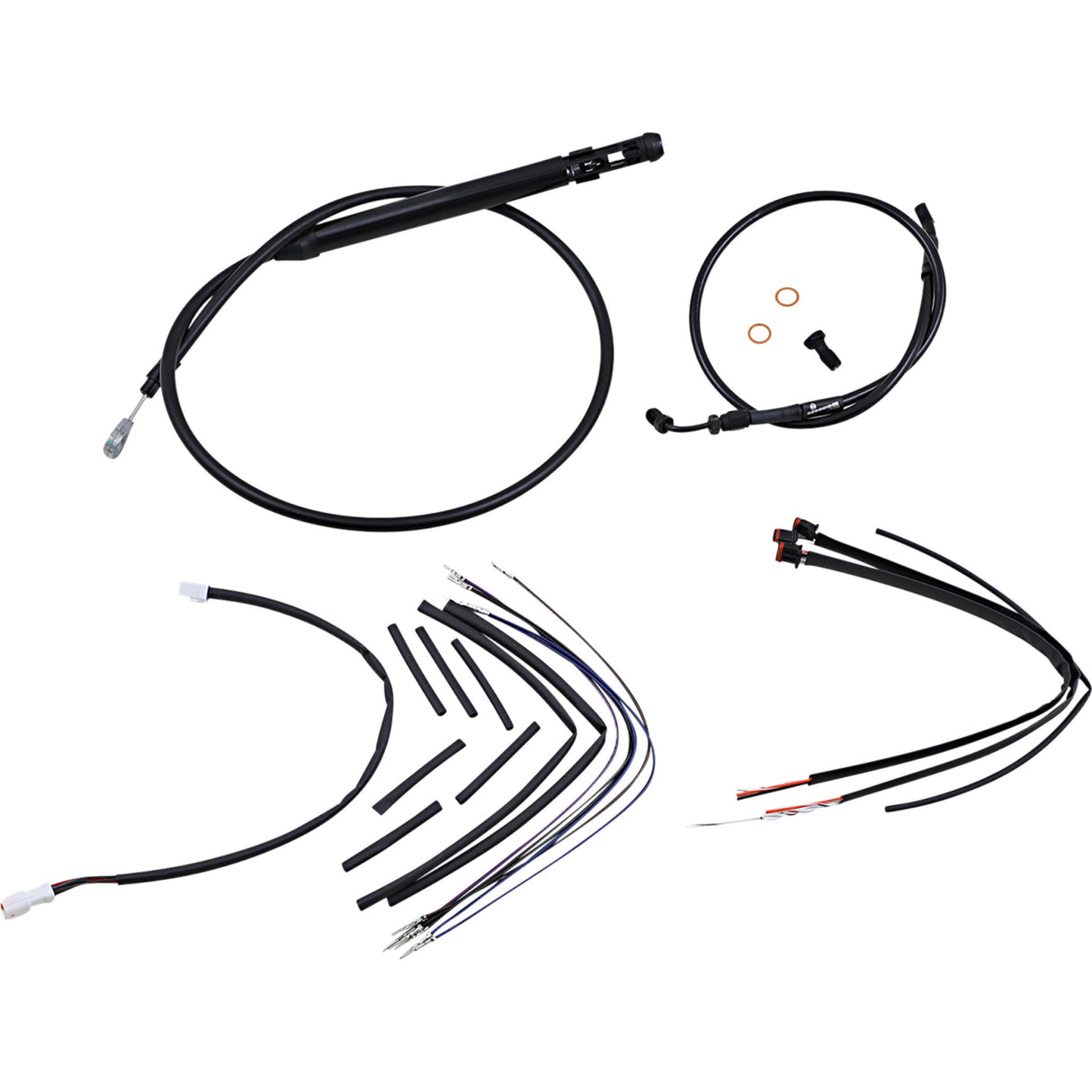Burly Brand Complete Cable Kit - B30-1253 For Harley Softail 2018-2024