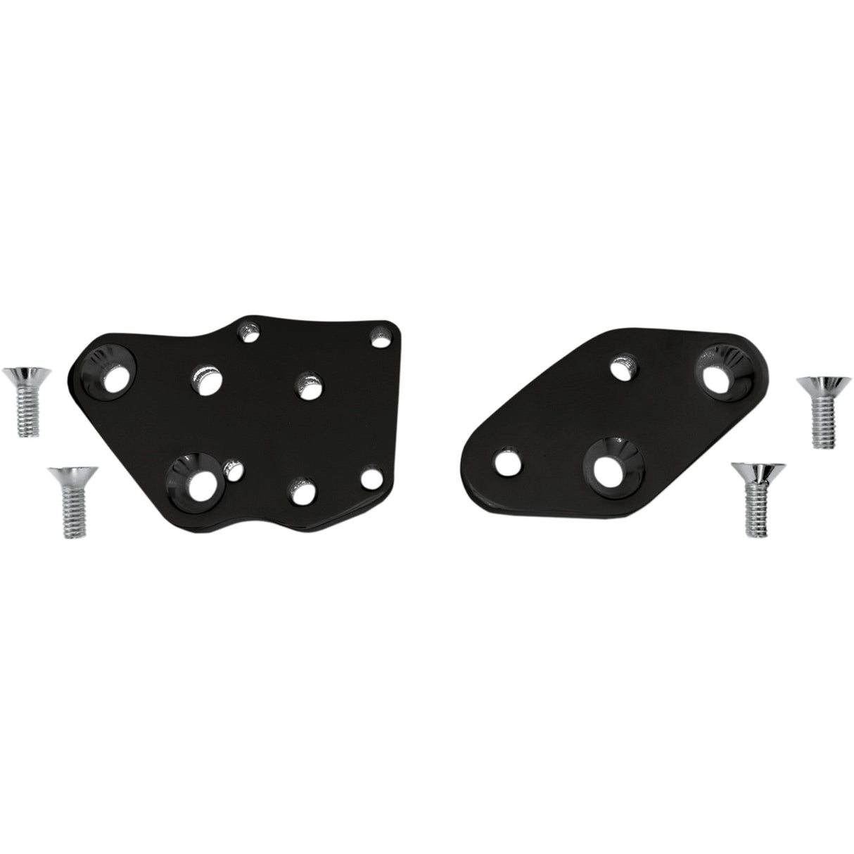Accutronix Kick-Back Adapter Plates Black - FCKB103-B For Harley Softail 1984-1999