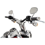 PERFORMANCE MACHINE (PM) 0602-1564 0208-2195M-CH Phatbar & Riser Kit internal wiring/gauge mount holes - 9" - chrome