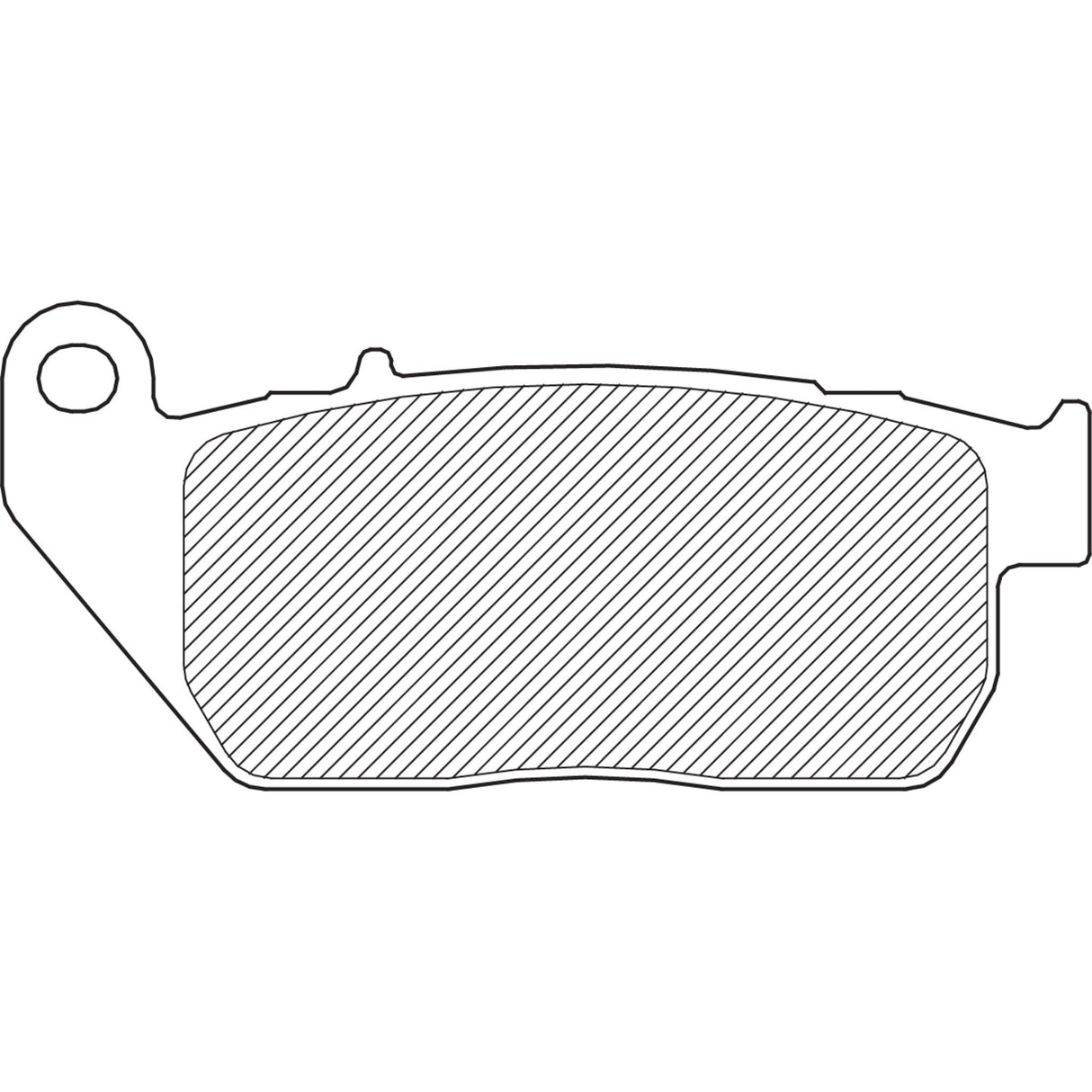 DRAG SPECIALTIES Semi-Metallic Brake Pads