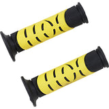 PRO GRIP PG-719YLX PA0719OENEGI 719 Dual Density Sportbike Grips Grips - Gel - 719 - Open Ends - Black/Yellow