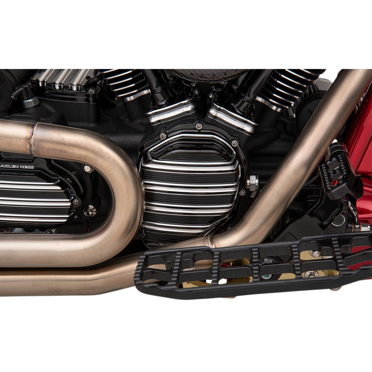 Arlen Ness 10 Gauge Cam Cover Black Anodized With Machined Accents M8 - 03-983 For Harley Motorcycles 2017-2025
