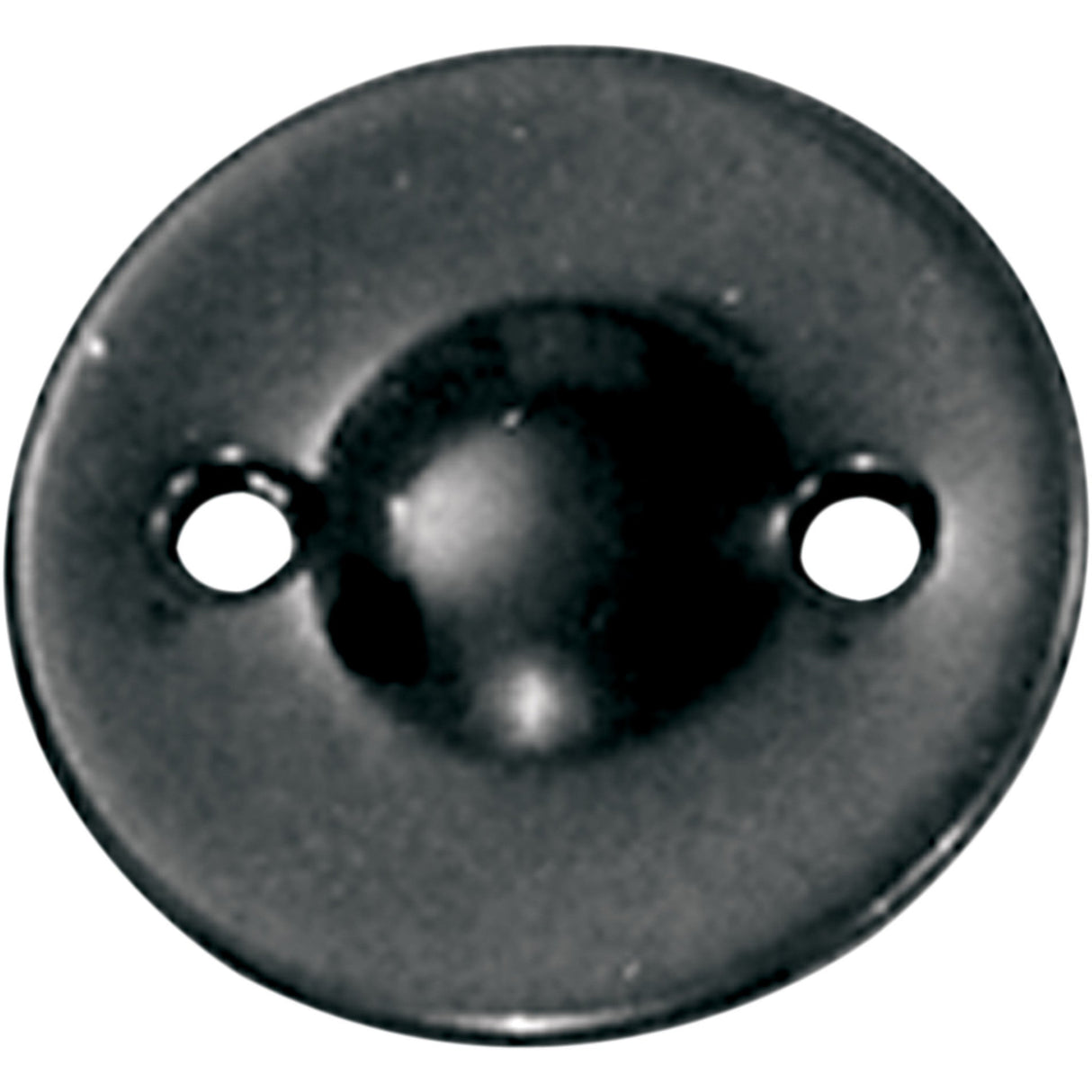 Paughco Dimpled Inspection Cover Dimpled Black Big Twin - B758 For Harley Touring 1936-1964